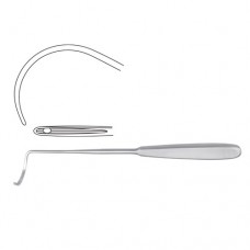Deschamps Ligature Needle Blunt for Right Hand Stainless Steel, 24 cm - 9 1/2"